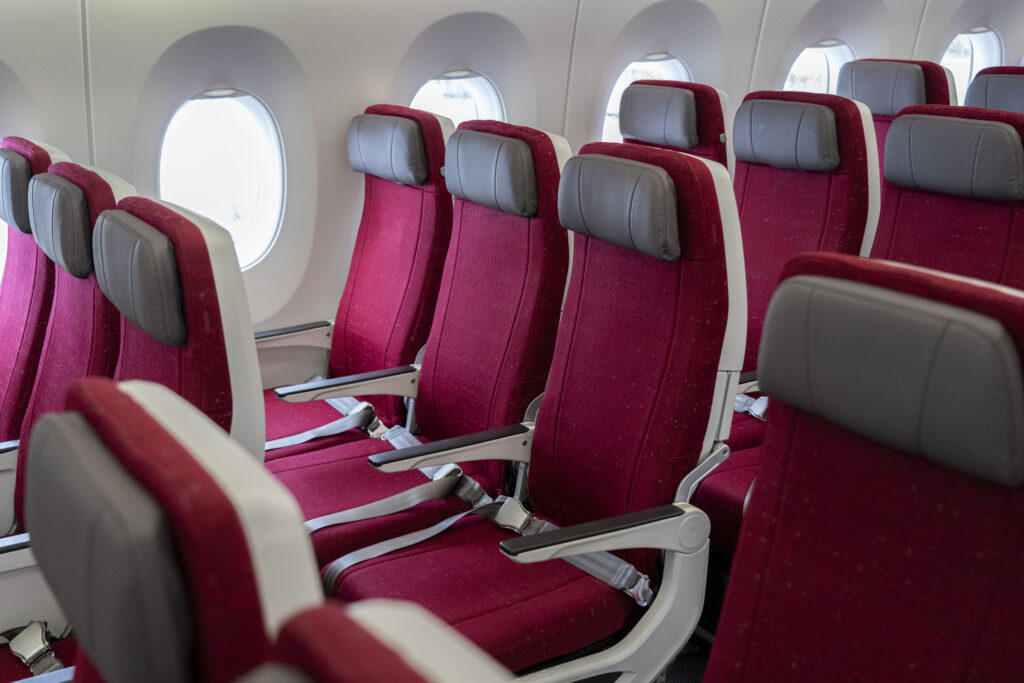 Air India weaves new branding palette into A350-900 interiors - Runway  GirlRunway Girl